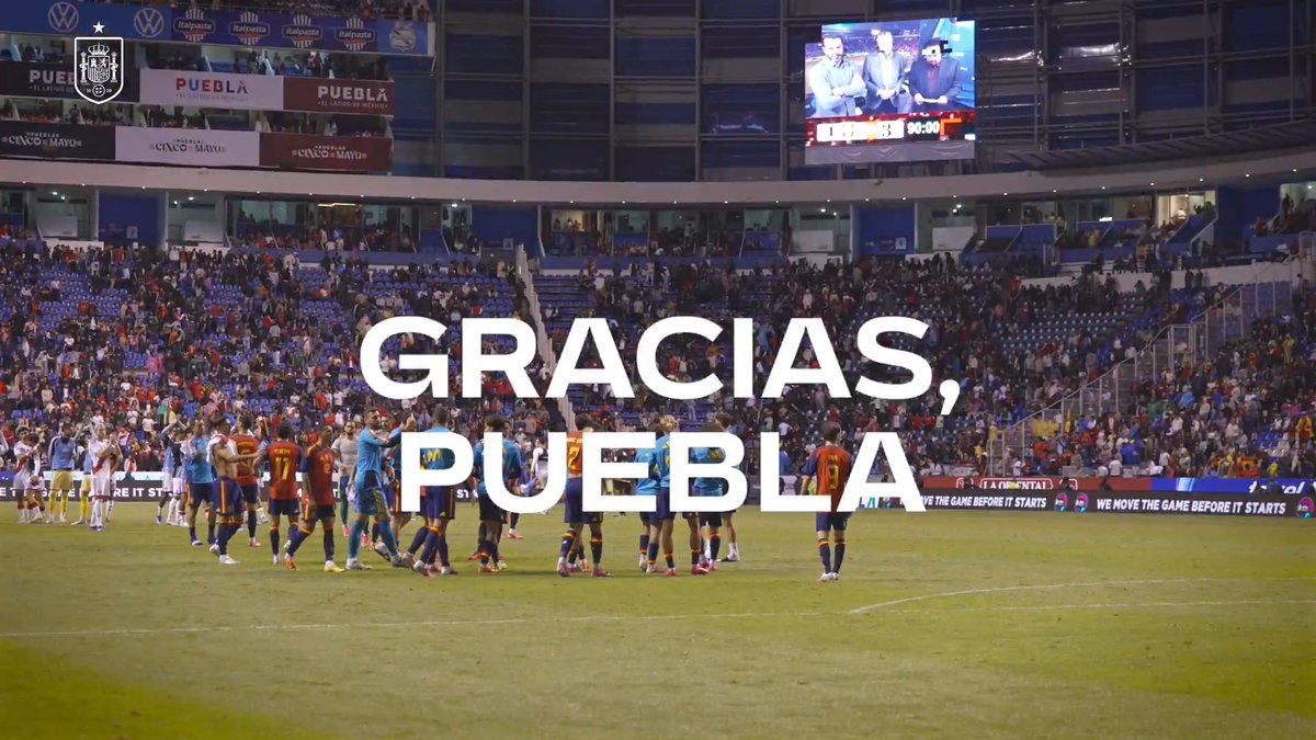 ❤️🇲🇽 Gracias por tanto apoyo, Puebla. #VamosEspaña | #CopaMundialFIFA
