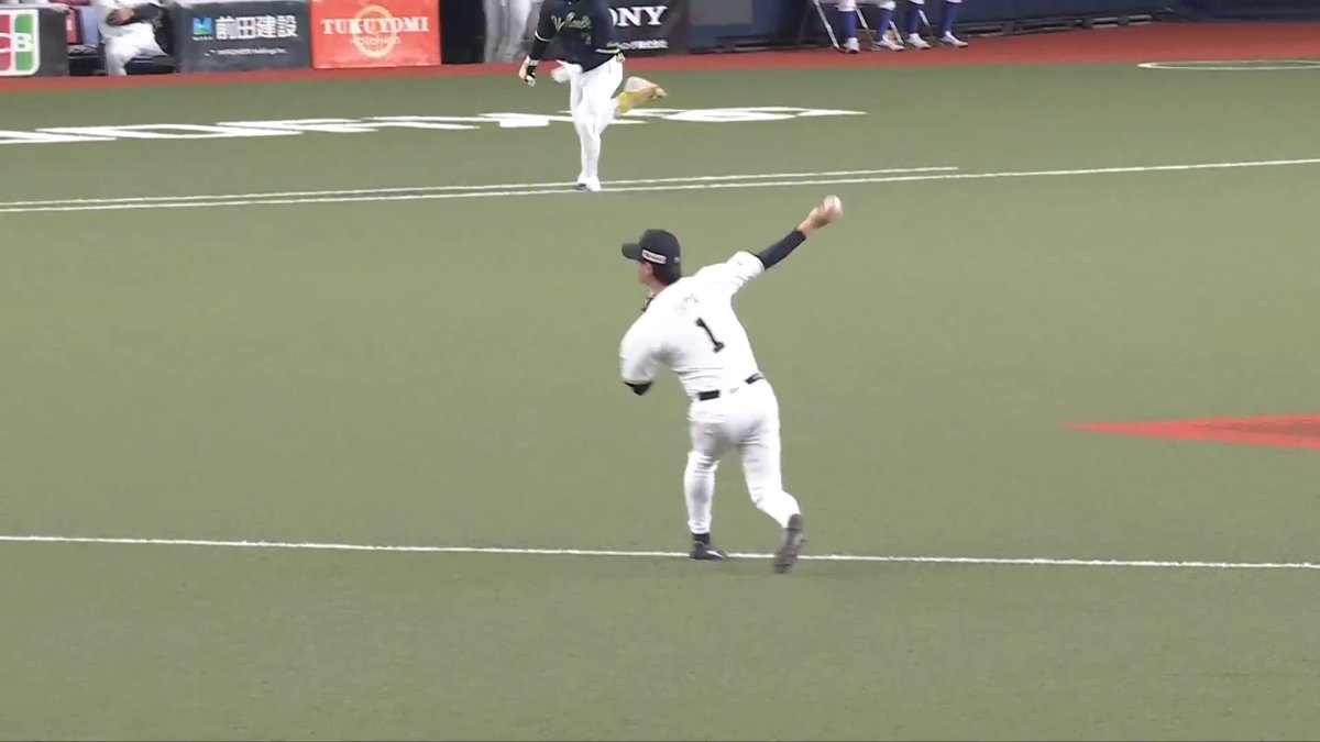 オリックス 太田椋 選手のダイビングキャッチで先頭の出塁を防ぐ!👏👏 👇日本生命セ・パ交流戦見るならパテレ!