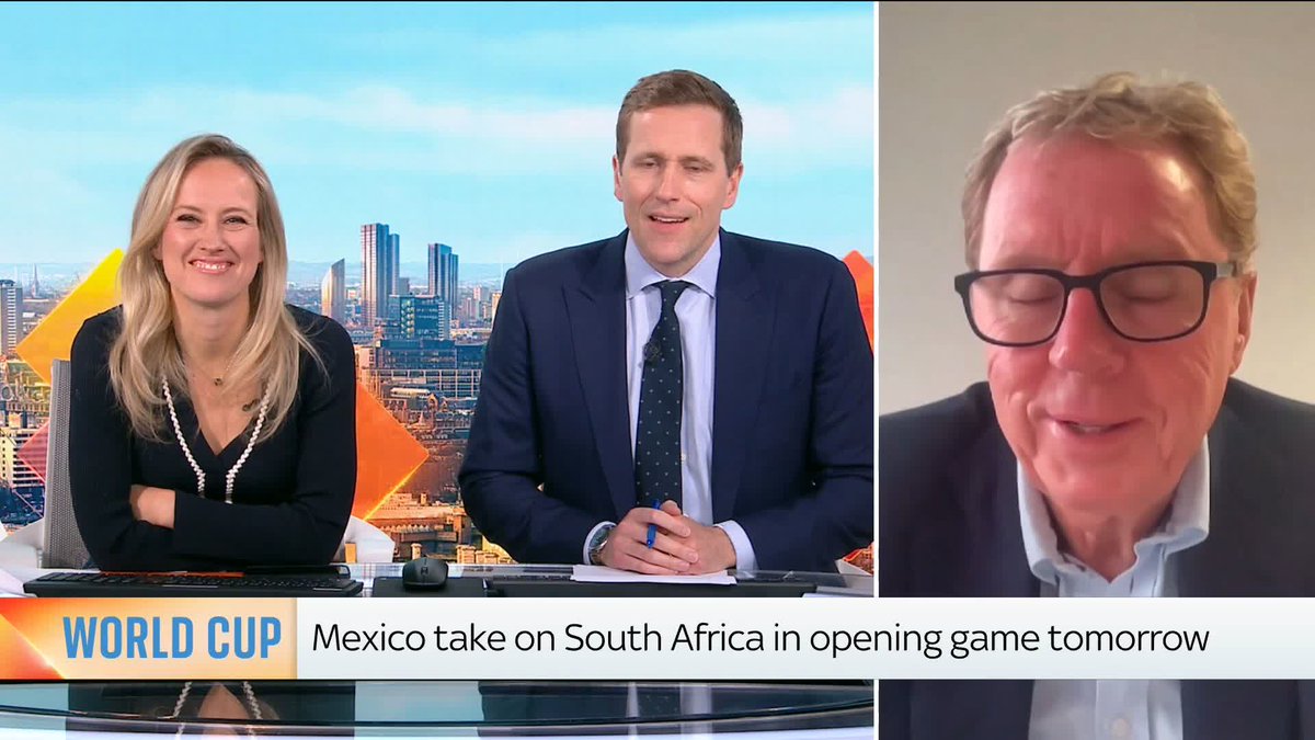 Former football manager and player, Harry Redknapp, tells Sophy Ridge &amp; Wilfred Frost England has to go all the way in the World Cup, despite saying "we have had better groups, better squads".