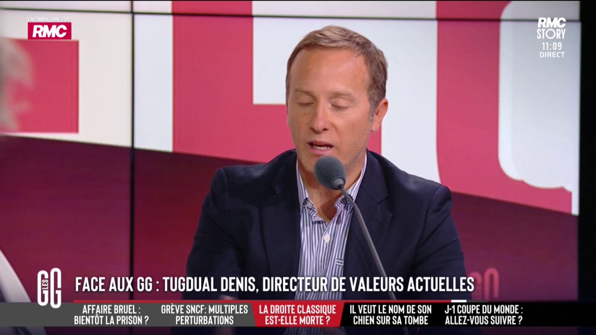 🇫🇷 2027 : la droite traditionnelle a-t-elle ses chances ? 🎙️ Tugdual Denis : "Je pense que l'union des droites n'existe pas. Et je ne sais pas si c'est souhaitable. Je pense plutôt que quelqu'un va arriver à prendre le leadership sur la droite, comme Sarkozy en 2007." #GGRMC