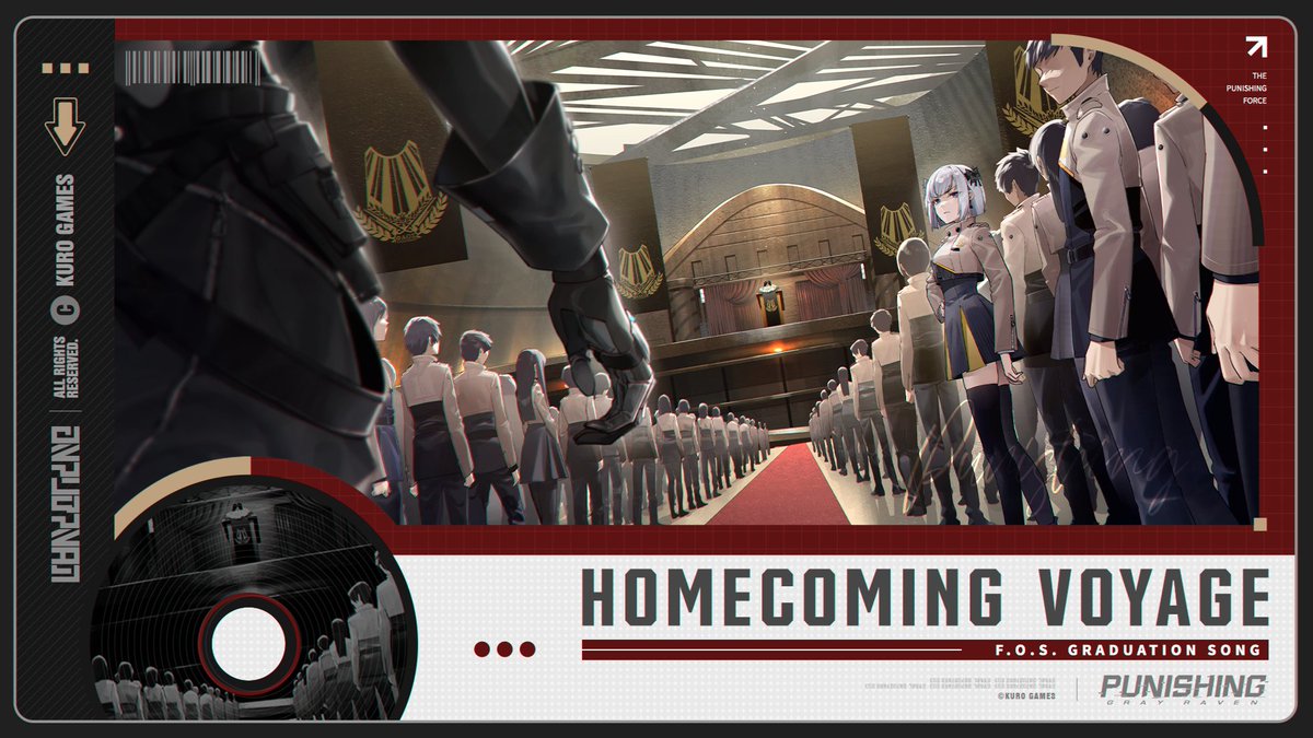 Bid farewell to yesterday's cradle, let the sharp sword cut through the endless night. After countless forerunners' footprints, we hold each other's hands, and race toward tomorrow. [Homecoming Voyage]'s English Version is now available.