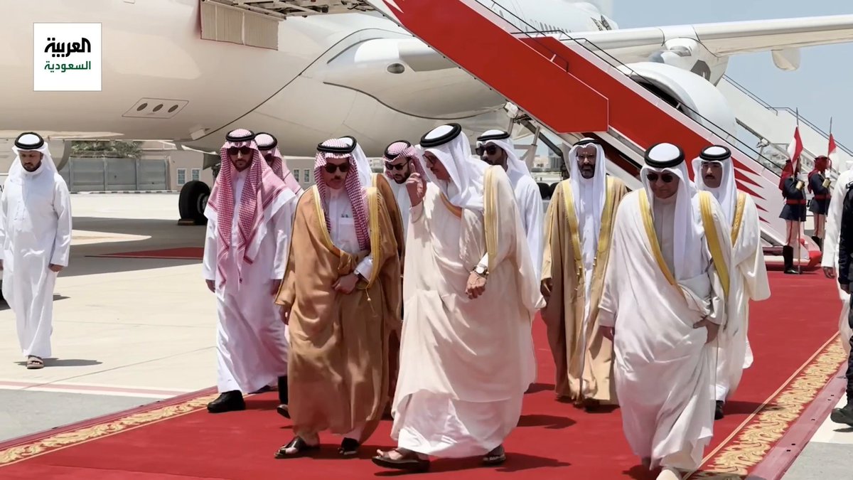 وزير خارجية #السعودية الأمير #فيصل_بن_فرحان يصل إلى العاصمة البحرينية #المنامة للمشاركة في اجتماع المجلس الوزاري لدول الخليج والاجتماع الوزاري المشترك الثالث للحوار الاستراتيجي بين مجلس التعاون وكندا