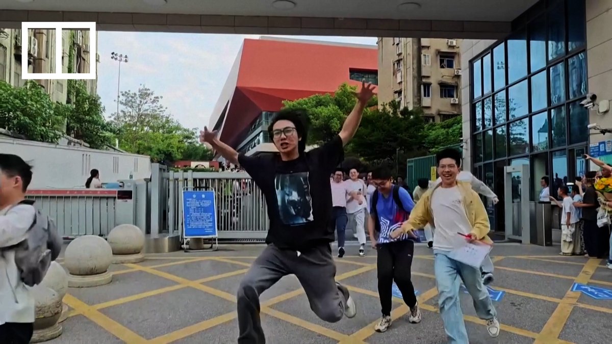Close to 13 million Chinese students completed their national college entrance exams on Tuesday.
