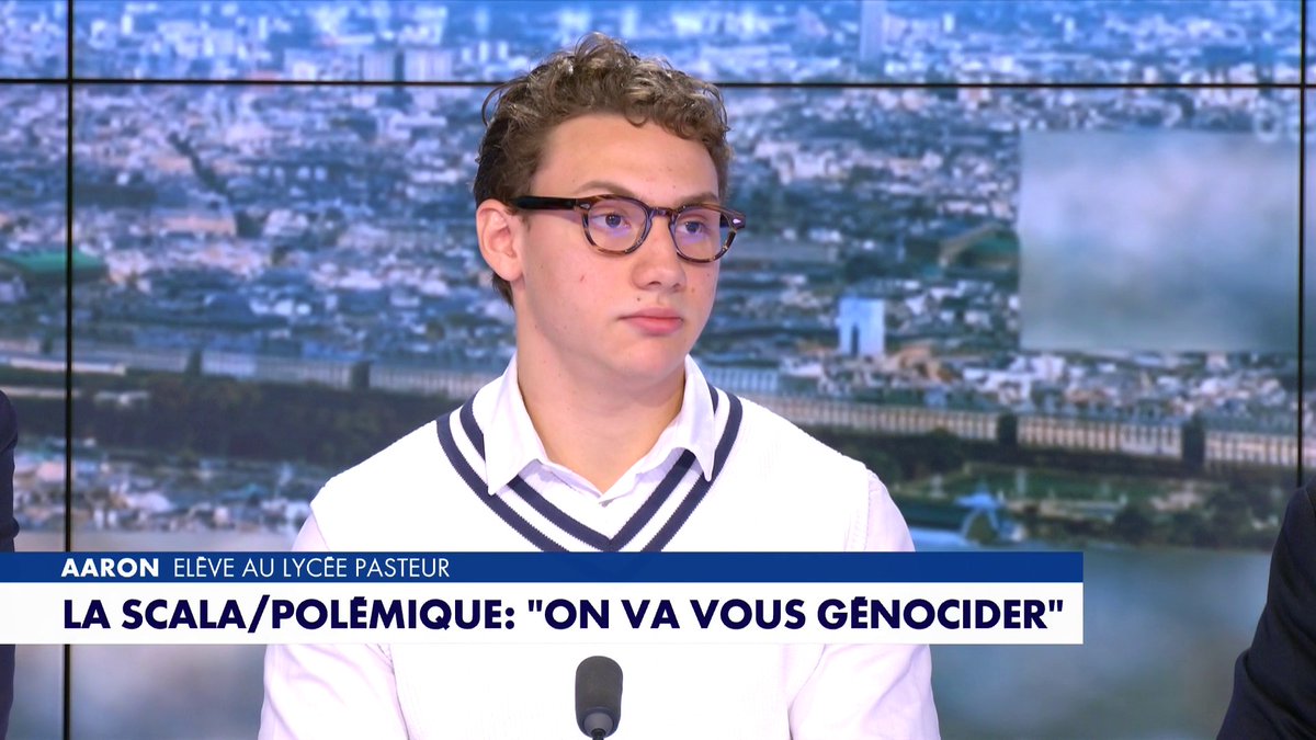 Aaron, élève victime d'antisémitisme, témoigne sur CNEWS : «Ils se comportaient comme des animaux face à nous», dans #MidiNews Toute l'info est à retrouver sur