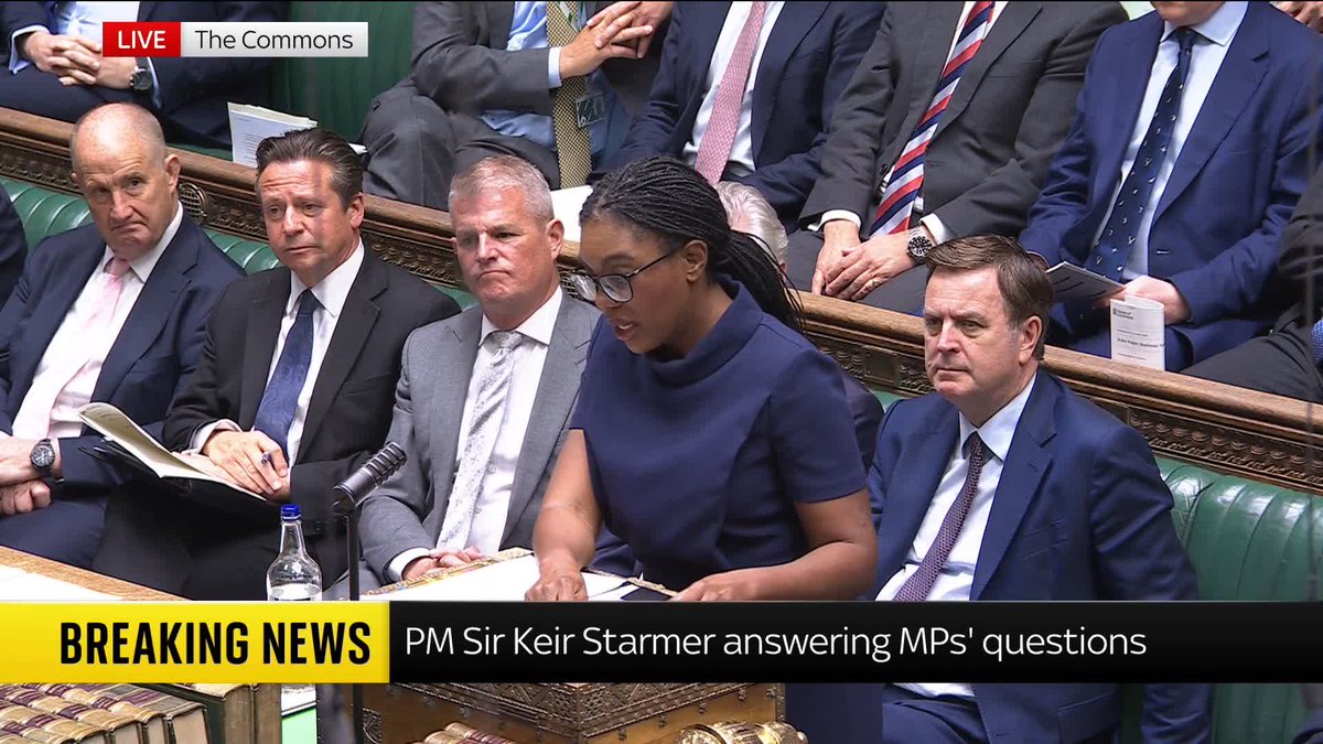 Kemi Badenoch echoes the PM's comments in condemning the violence in Belfast, describing it as "deeply, deeply disturbing". 📺 Sky 501 and YouTube