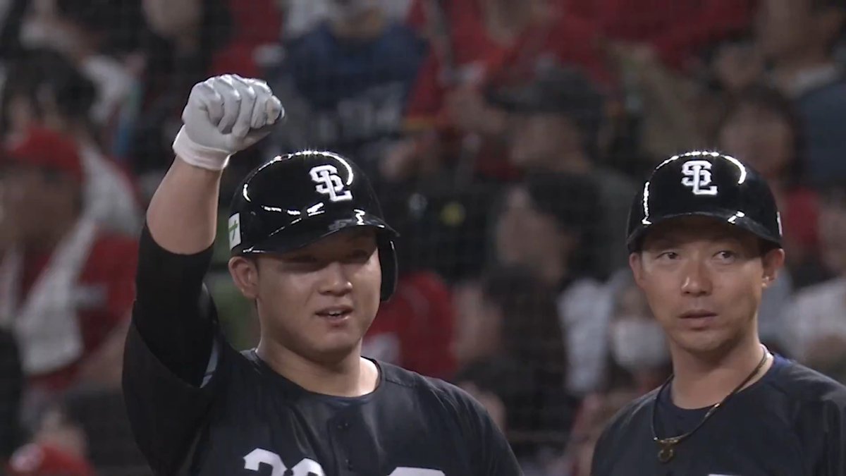 #古賀悠斗 選手が適時打を放つ! 今日2本目の適時打で、チームをさらに勢い付けます! #seibulions #打破 #圧倒的至近距離 #交流戦