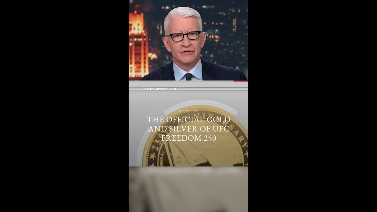 CNN's Anderson Cooper looks at how President Donald Trump and his family are promoting gold and silver coins commemorating the UFC fight set to take place at the White House.