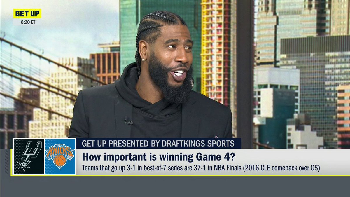 "All the pressure's gone. You're not thinking as much. ... I don't see San Antonio being out of it." Iman. knows what it takes to overcome a 3-1 deficit to win the championship 💍
