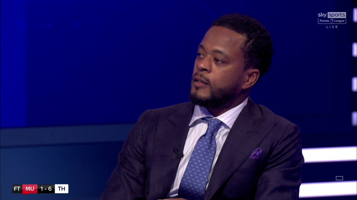 Patrice Evra might be great at acting now But we can never forget how Tottenham Hotspur emotionally destroyed him after we beat them 6-1 at Old Trafford 😭