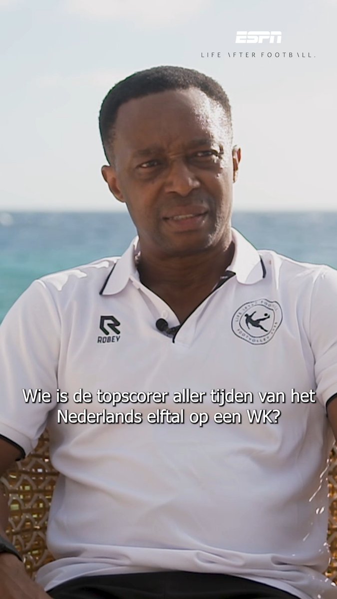Dag 6️⃣ van de ESPN x Life After Football WK-quiz 🏆🧐 Wie is de topscorer aller tijden van het Nederlands elftal op een WK? 🔝 Life After Football Footvolley Curaçao zie je bij ESPN!