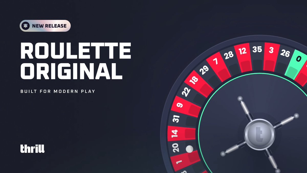 🎡 Roulette Original is live! Same iconic wheel. More ways to play. ✨ Live Stats & Trends ✨ Racetrack Selections ✨ Full Table Betting ✨ Beast Mode Auto-Play 🎁 $200 RT Giveaway To enter: 🔁 RT this post 💬 Reply with the Racetrack zone you'd most like to try + your Thrill username 🏆 $10 x 20 winners Play Roulette 👇