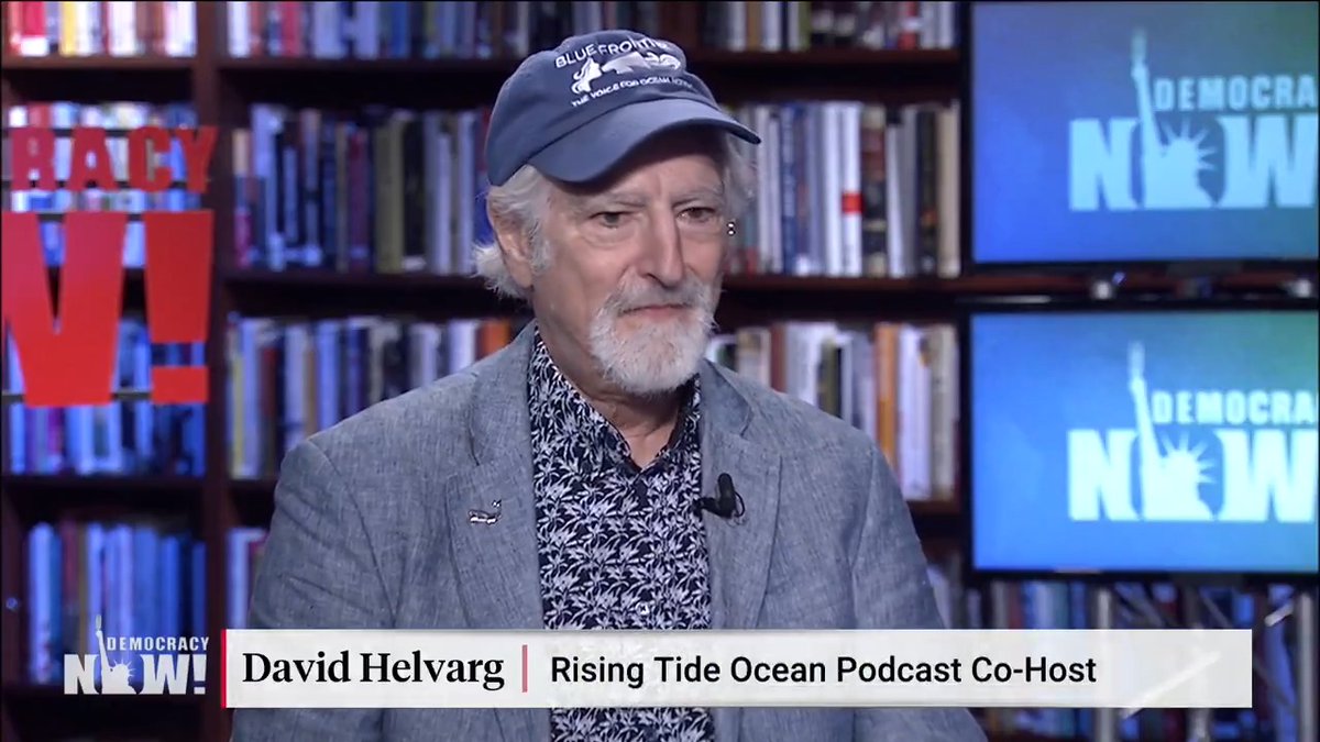 The Trump administration is dismantling the Ocean Observatories Initiative, a key monitoring system for tracking the climate crisis. Policy expert David Helvarg calls it "the most advanced system for understanding the deep ocean," which was set to continue operating for at least another 15 years. He says the Trump administration, however, is more focused on oil drilling and deep-sea mining, treating the ocean "as a gas station and a garbage dump."