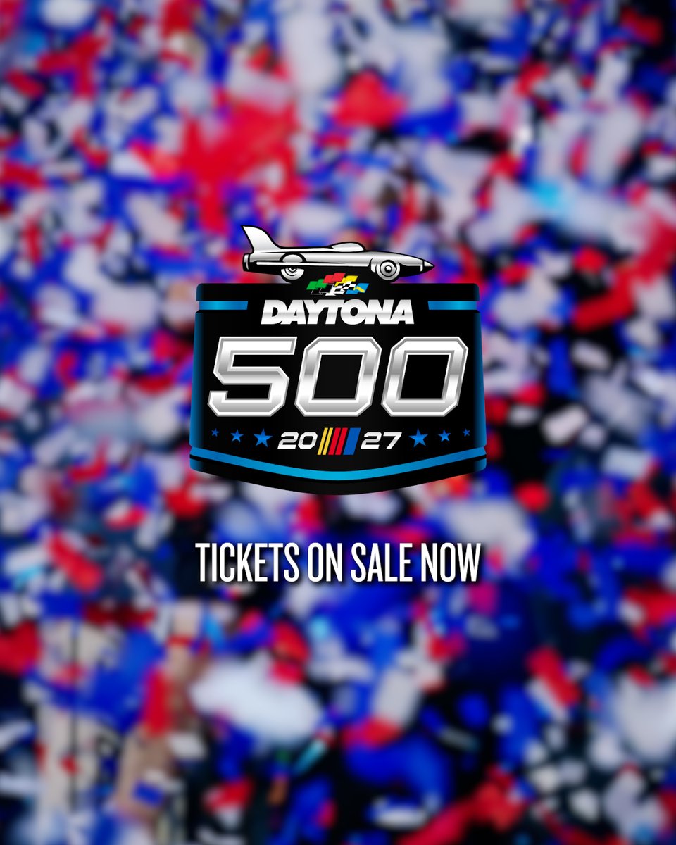 A tradition of firsts. A feeling like no other. Tickets for the 2027 #DAYTONA500 are on sale now! 🎟️: