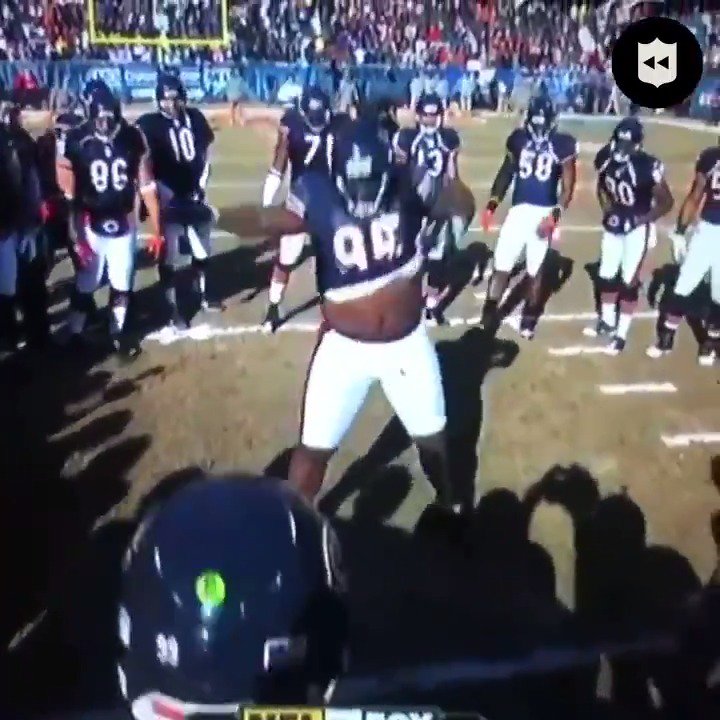 With 95 days until the #bears season opener, here is #95 ANTHONY ADAMS with the greatest pre game dance in history. Hypes me up. - cream
