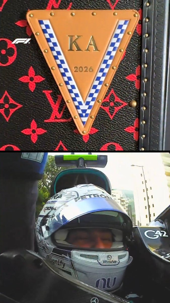History, handcrafted. Kimi Antonelli is added to the Louis Vuitton Monaco Trophy Trunk as the youngest ever winner of the iconic race. #F1 #MonacoGP