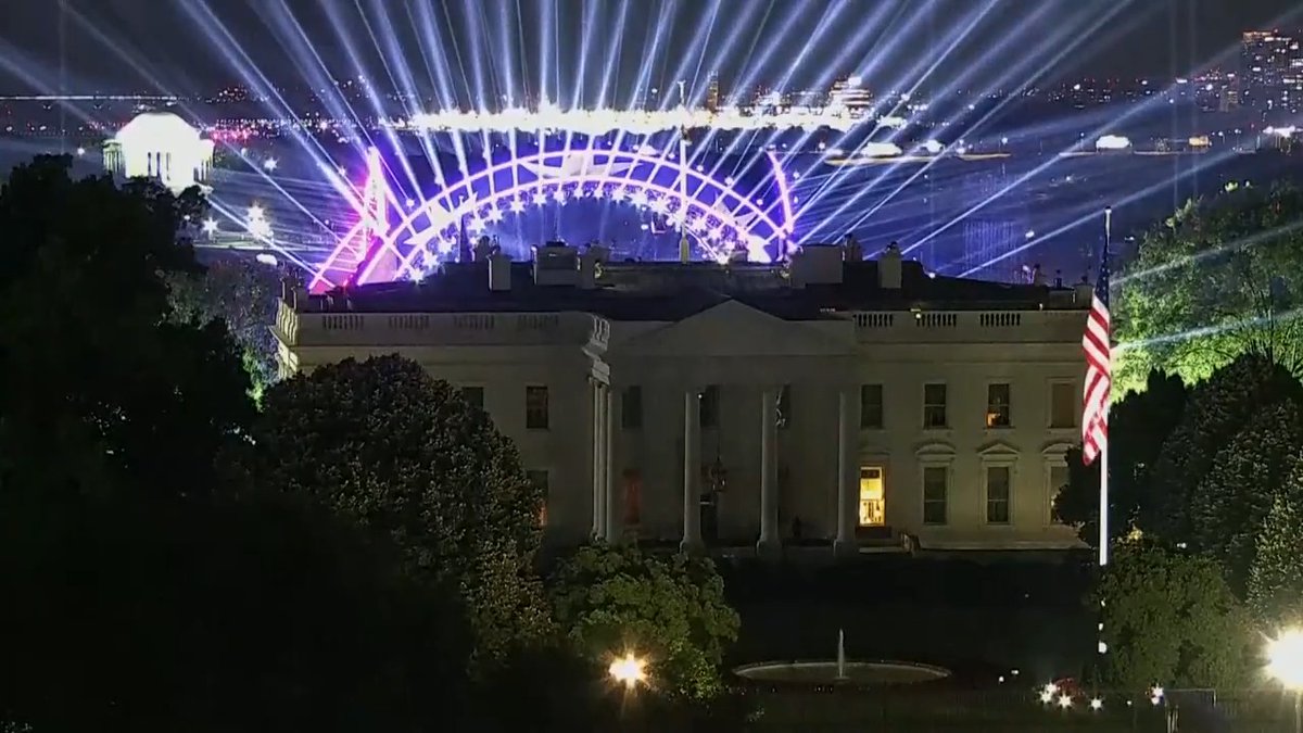 New footage of Trump testing the lights at his $60 million White House UFC arena