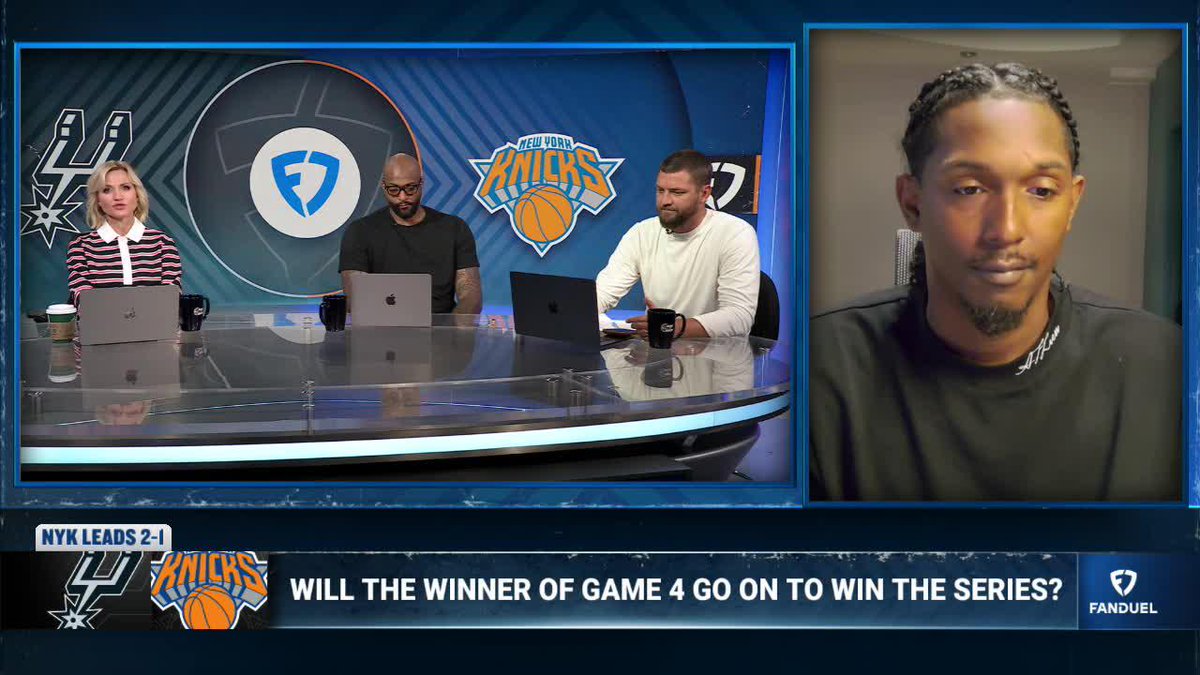 "Knicks fans, I'm about to talk Victor Wembanyama, I know you've been crying a lot about it." - Michelle Beadle "Knicks fans, grow up and know how to act. You guys look like animals outside. This is why people don't like your fanbase." - Chandler Parsons 😅