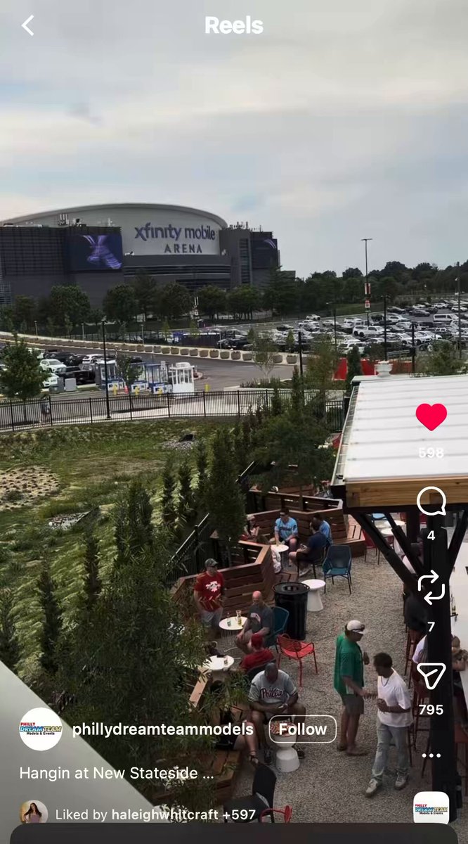 I actually think the set up at Stateside Live! could be a really good option for people looking for a place to watch World Cup matches close to the action Lots of space, big screen, food trucks outside and more options inside, and the energy of the game is RIGHT next door It’ll be open and free to the public for every one of Philly’s match days: June 14 - Doors at 3pm June 19 - Doors at 2pm June 22 - Doors at 5pm June 25 - Doors at 4pm June 27 - Doors at 11am July 4 - Doors at 11am 📹: Phillydreamteammodels on Instagram