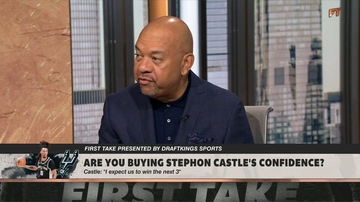 "What's [the Knicks'] emotional state, now, being thrown into a series with a real team of young, up-and-coming dudes who are not afraid of them?" Michael Wilbon says Game 3 changed his perspective on the Spurs-Knicks series ✍️