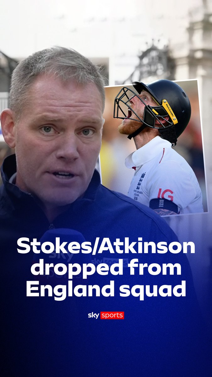 Reaction as England captain Ben Stokes and Gus Atkinson have been dropped for the second Test against New Zealand after breaching team protocols 🗣️🚨