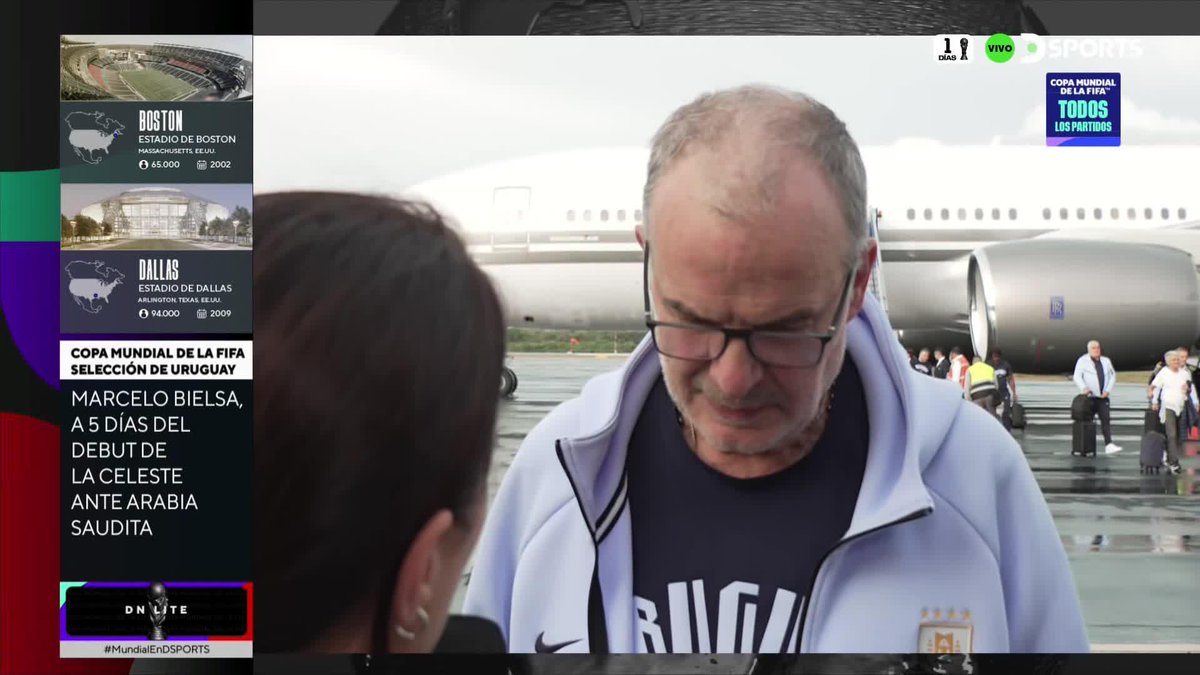 HABLÓ BIELSA 🇺🇾 El DT de Uruguay charló con Sole Sejas y respondió algunas de las dudas más importantes de la Selección Uruguaya de cara al #MundialEnDSPORTS. #DSPORTSNoticiasLite
