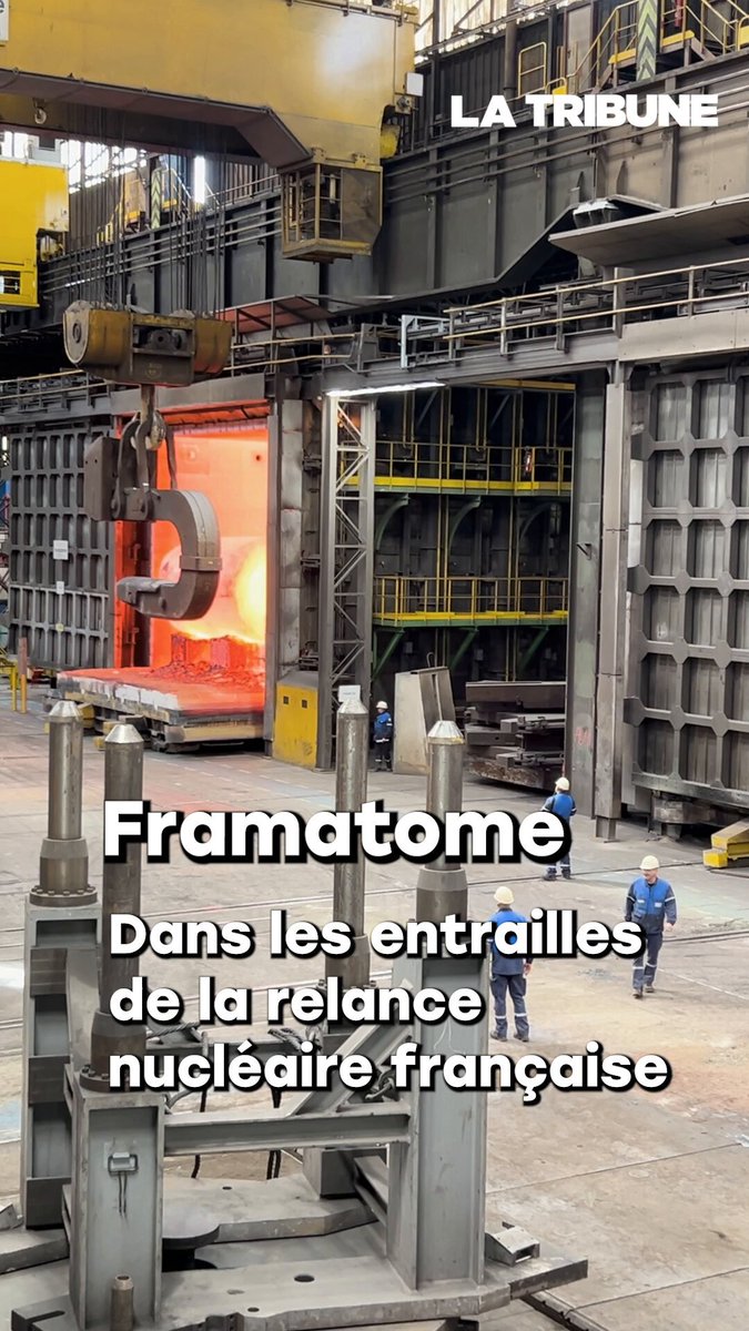 🏭 Framatome : dans les entrailles de la relance nucléaire française Chez Framatome, au Creusot, les premières pièces des futurs réacteurs sortent déjà des fours et des presses géantes. Sur place, les équipes se préparent à une montée en puissance encore suspendue aux décisions d’investissement et aux perspectives d’export. Mais cela n'empêche pas l'entreprise de préparer l'avenir avec un nouveau projet. Images : Juliette Raynal (juliette raynal) Montage : Sébastien Bordry (Sébastien Bordry) ➡️ Un reportage aussi à lire ici : [SHORTLINK]