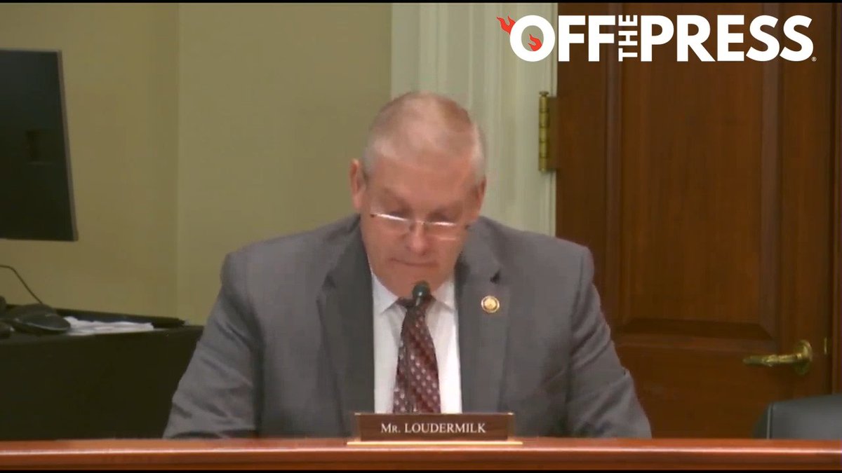 🚨WATCH: Rep. Barry Loudermilk is STUNNED after ActBlue CEO Regina Wallace-Jones pleads the Fifth to a question clarifying her name. "Okay, wow. Didn't expect that one."