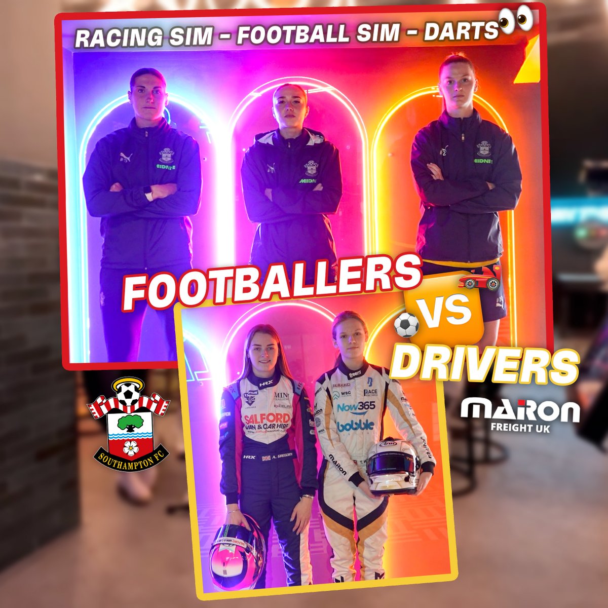 Saints 🆚 MaironFreightUK Drivers ⚔️😅 Who will come out on top at LEVEL1? 🕹️