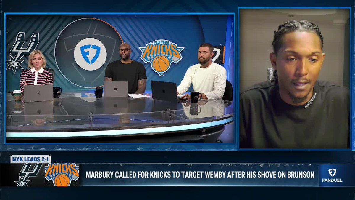 "The Knicks are SOFT if they don't come at Wemby tonight." 😳 Chandler Parsons thinks Jalen Brunson getting shoved "opens the floodgates" 👀 Boogie Cousins doesn't expect New York to seek revenge on the Spurs 🗣️ Michelle Beadle | DeMarcus Cousins | Chandler Parsons | Lou Williams