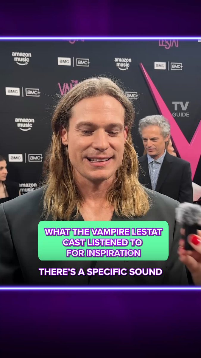 What did The Vampire Lestat cast listen to for inspiration? @assadzc refuses to say, but we tried 🤷♀️ @amcsannerice Jacob Anderson Eric Bogosian Daniel Hart