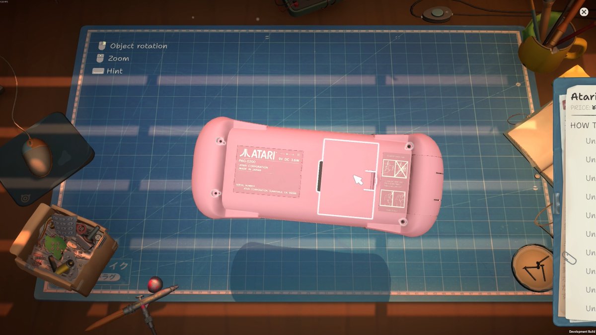 ✨ the Atari Lynx ✨ You might not be able to get a hold of one of these IRL, but you can explore what it would be like with our game 🕹️💛 #cozygames #indiegame