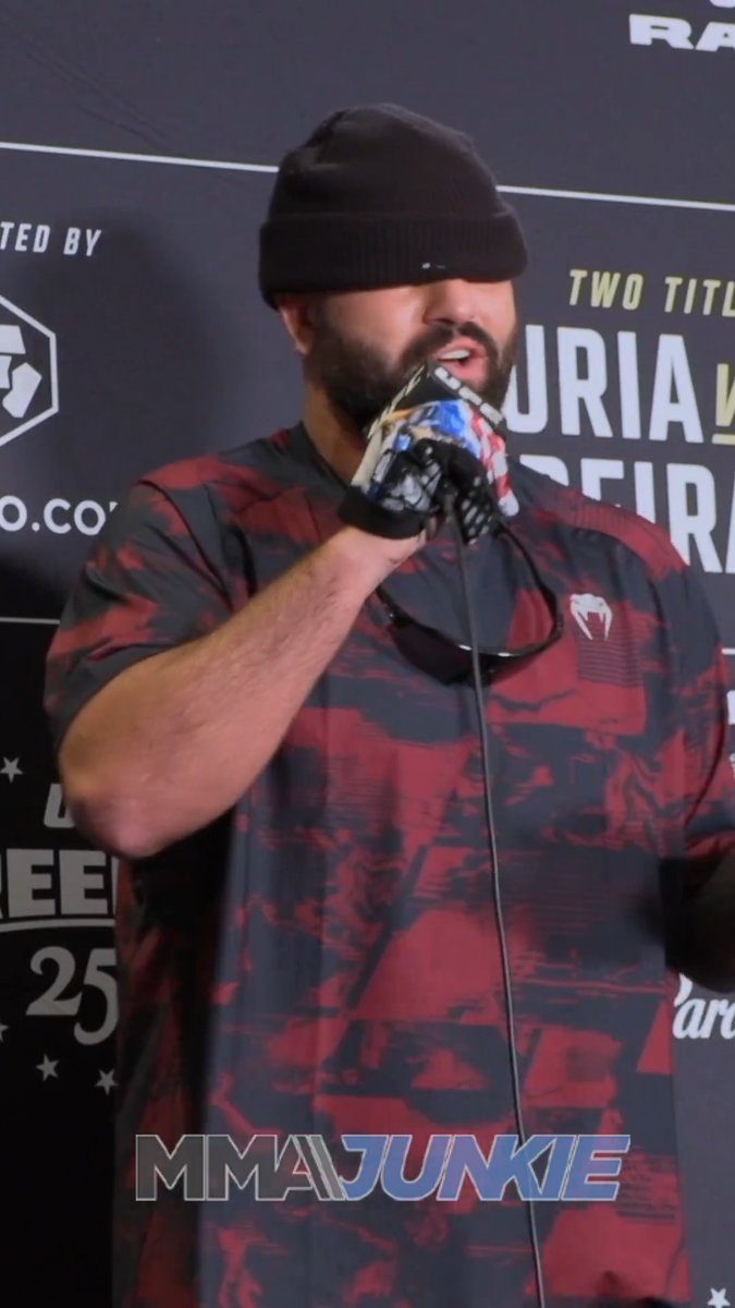 Josh Hokit opens his #UFCWhiteHouse media day with a "Kill Tony set" from his "Down Vato" character.