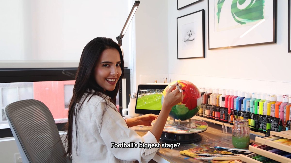 This ball said, “see you at every FIFA World Cup™ match.” Watch the FIFA World Cup™ live in English on FOX and FS1 and in Spanish on Telemundo 🌎🏆