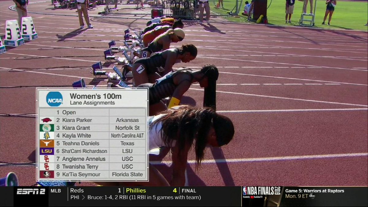 Throwback to Sha'Carri Richardson's 10.75 100m collegiate record at NCAAs in 2019 ๐ฅ