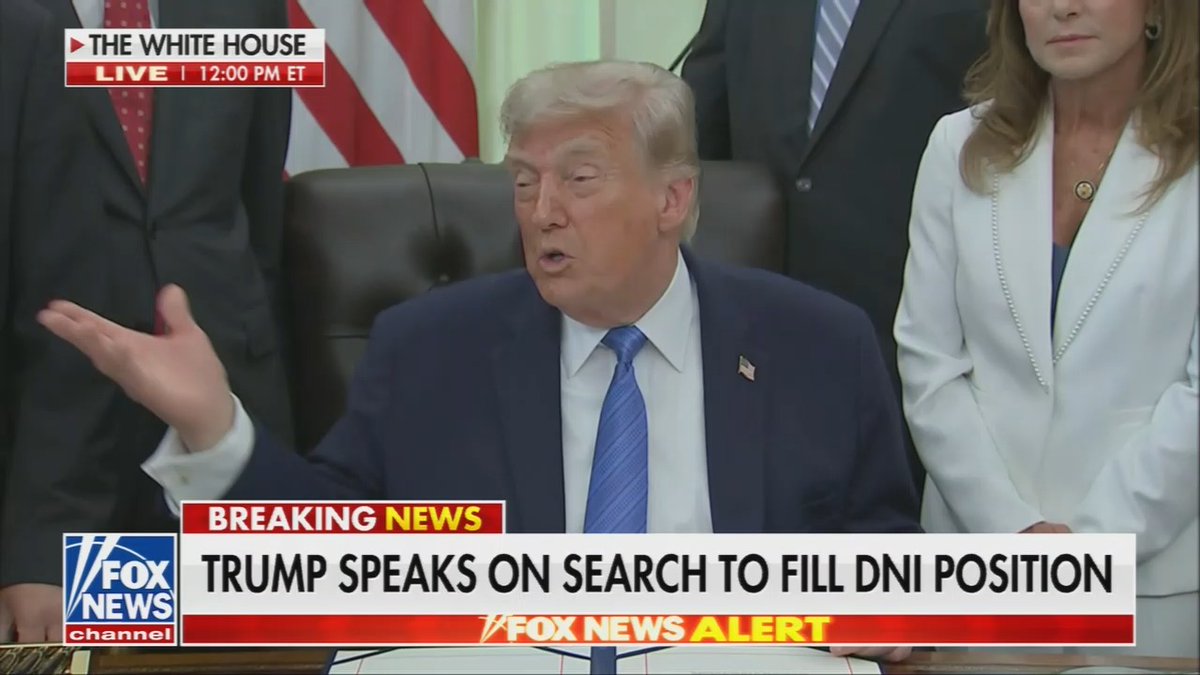 Trump begs senators to go easy on Todd Blanche during his confirmation hearing: I hope you people give Todd Blanche an easy run, because he's very busy. He doesn't need stupid people saying, 'why didn't you get a higher mark at a certain college?' He's great at everything he's done