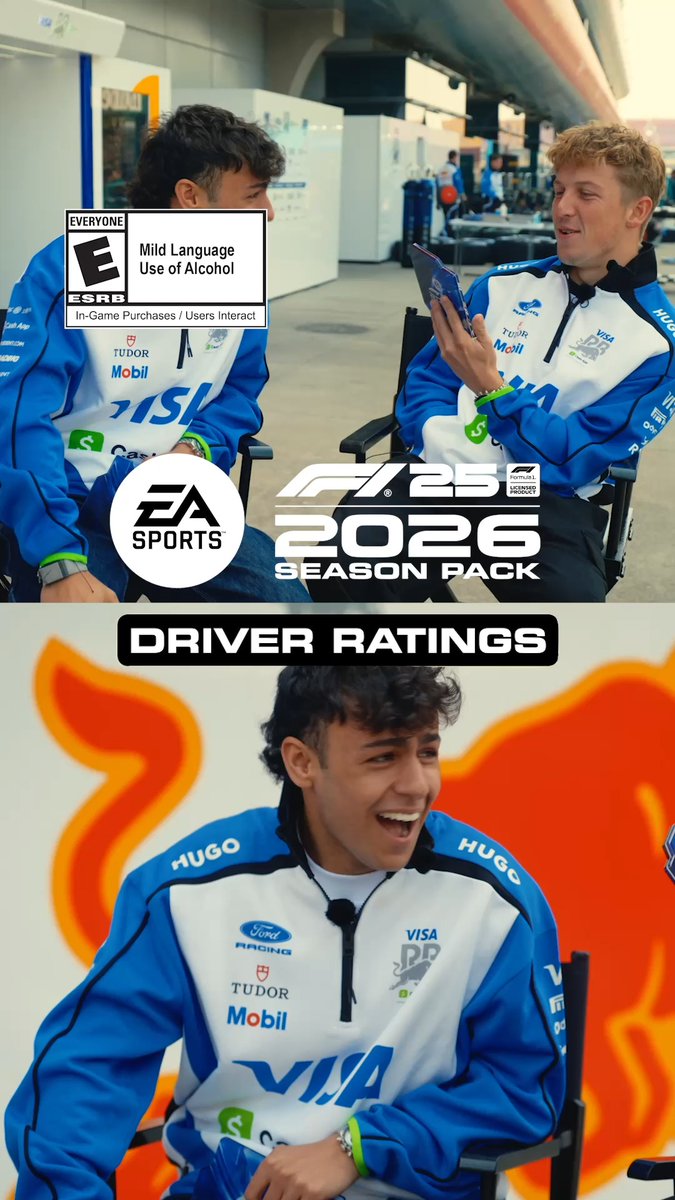 The F1 drivers just got their ratings… and their reactions say it all 👀 ‼️ #F125SeasonPack
