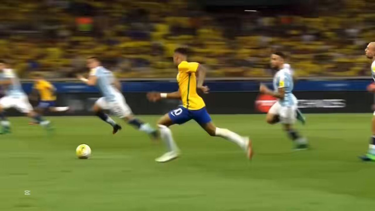 1 partido de Neymar hasta el inicio del Mundial Neymar vs Argentina, Eliminatorias para Rusia 2018. 99/100