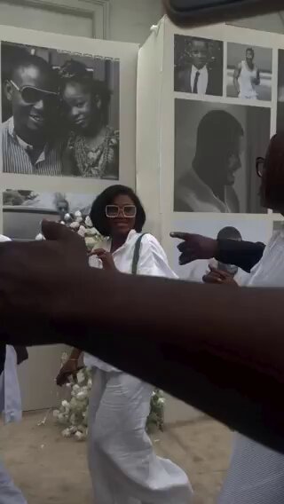 Funke Akindele at Alex Ekubo Service of songs