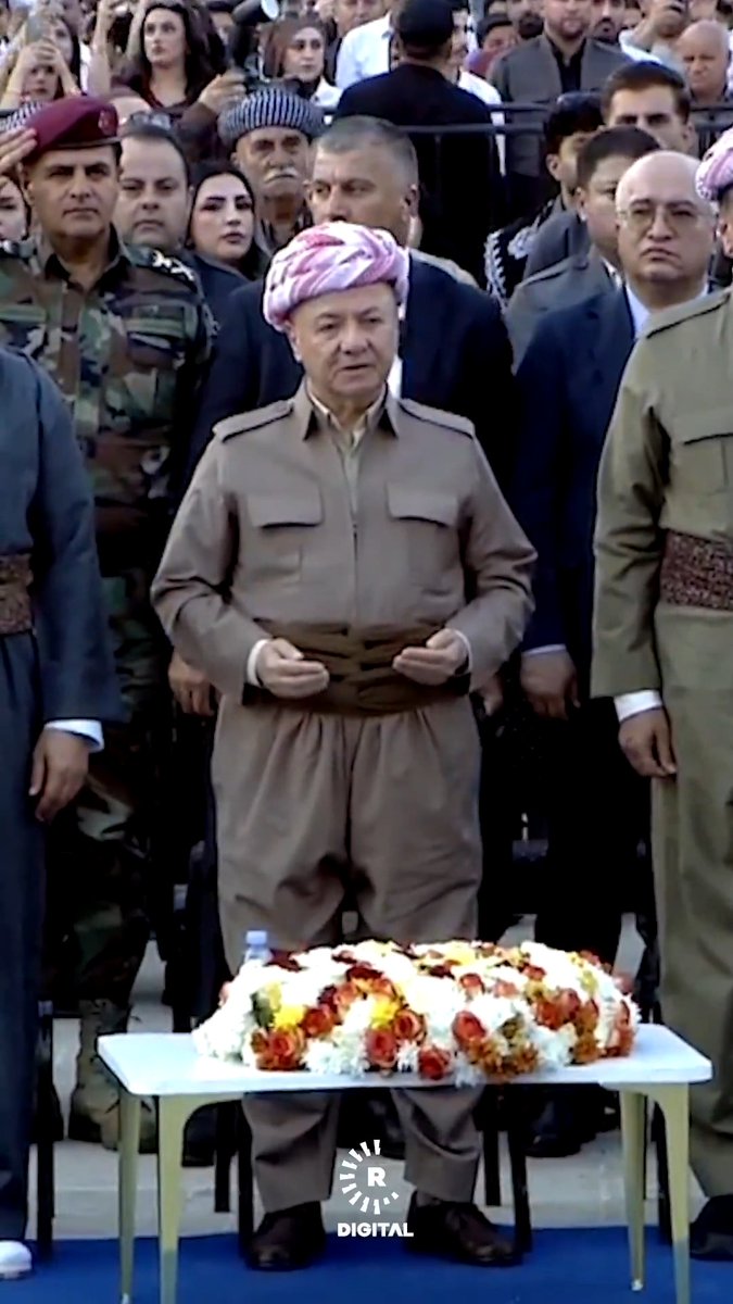 #ViDEO- Zaho'da düzenlenen Şal û Şepik Festivali, Kürt milli marşı "Ey Reqîb" ile başladı Başkan Mesud Barzani de festivale katıldı