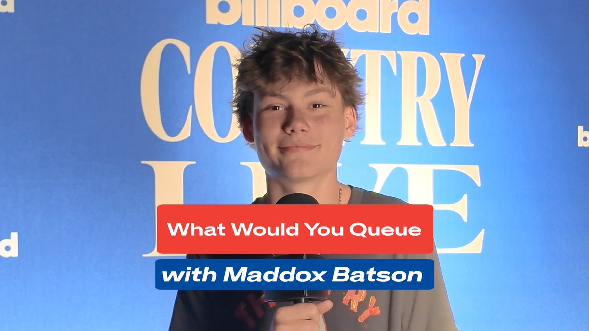 "Am I a DJ by any means? Absolutely not" 😂 MaddoxBatson plays a game of What Would You Queue at Billboard Country Live.