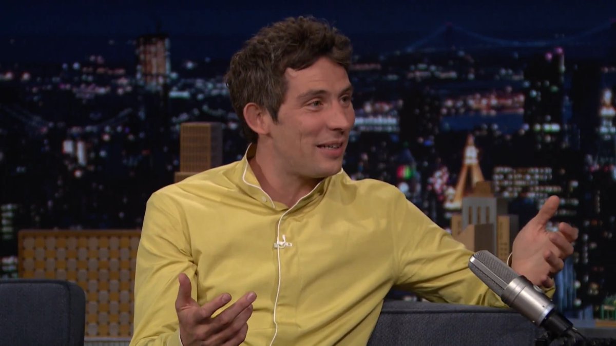 Josh O’Connor’s dad is excited for Mick Jagger to “play him” in their upcoming movie Three Incestuous Sisters 🤣 #FallonTonight