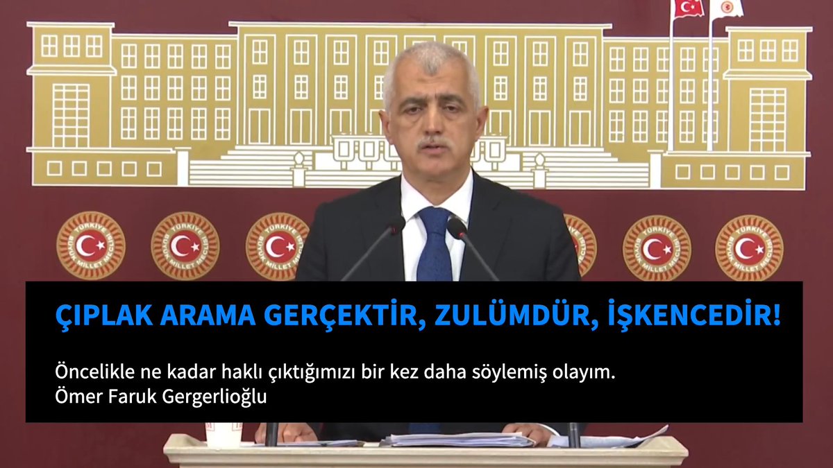 “Cinsel organını aç.” diyor. İstanbul Emniyet Müdürlüğü “Arkanı dön.” diyor. “Eğil.” diyor. Bütün bunları yaptırıyor. Fatoş Pınar Türker oradaki kadınlara dönüp diyor ki: “Herkes utanıyor değil mi? Ama bana bunu yaptılar. Utanmayın, gerçek budur arkadaşlar.”