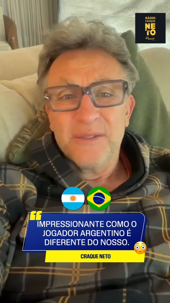 'ELES SE UNEM' 😳 Após a vitória da Argentina por 3 a 0 sobre a Islândia, no último amistoso antes da Copa do Mundo, o Craque Neto repercutiu o resultado, comparou o ambiente da seleção argentina ao da brasileira e destacou a união do elenco albiceleste. Concorda com ele, fã de esportes? via Rádio Craque Neto #FIFAWorldCup #ESPN2026 #SeleçãoBrasileira #Argentina