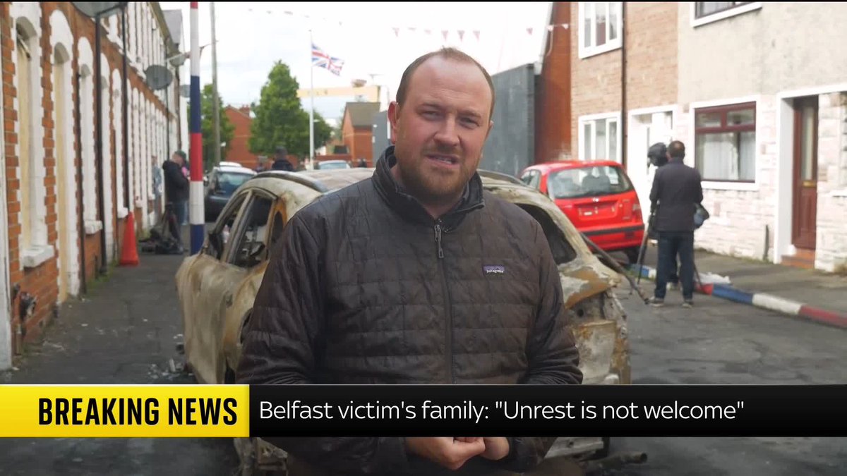 "It essentially looks like a warzone." Sky's Dan Whitehead reports from the Belfast, where a clean-up operation is underway after last night's violent disorder and authorities are focusing on preventing further violence tonight. Latest: 📺 Sky 501 & YouTube