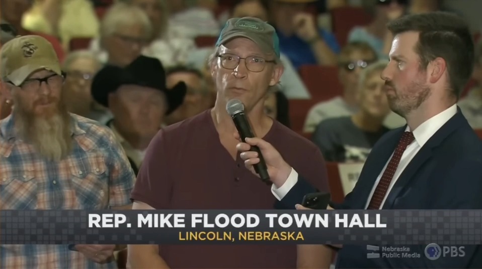 Q: Every working and retired American should be entitled to healthcare Republican congressman: We can't afford that *crowd boos*