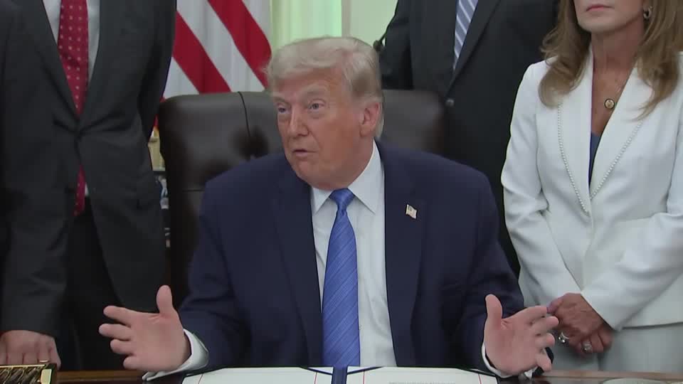President Trump suggested he may not renew the United States-Mexico-Canada Agreement, saying the US does not need imports from Canada or Mexico but expects better treatment in trade