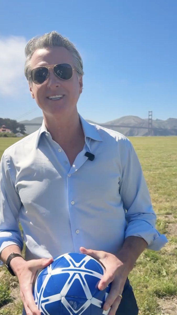 California is proud to welcome the world to FIFA World Cup 2026 in Los Angeles and the Bay Area. Let's bring our A game, U.S. Soccer Men's National Team! 🇺🇸⚽️