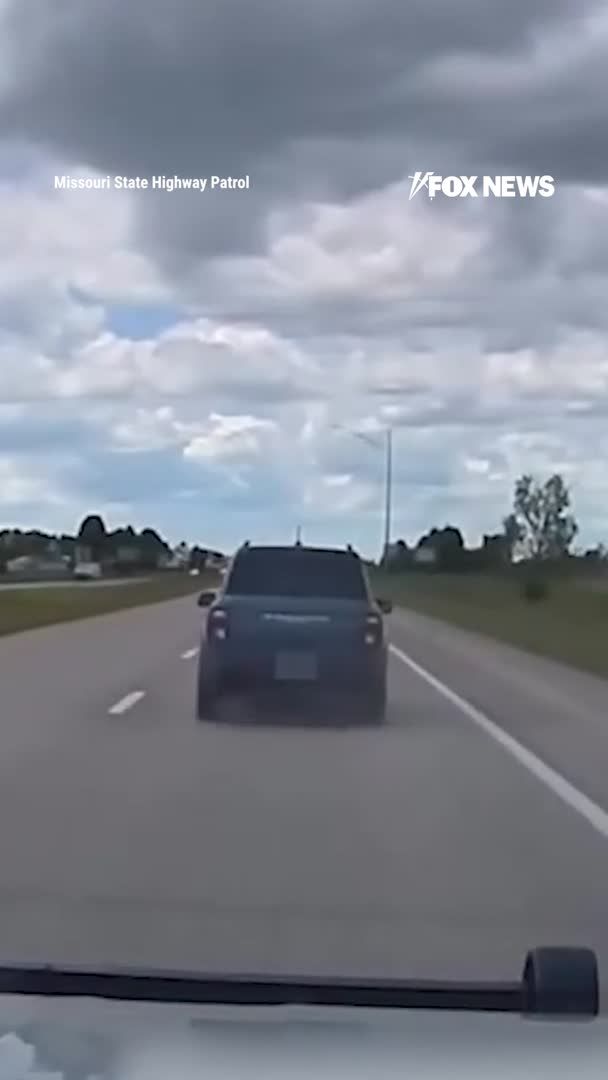 Newly released dashcam video shows a homicide suspect opening fire on Missouri state troopers during a high-speed chase. After troopers used a PIT maneuver to spin out the suspect's vehicle, investigators say Steven Swanson fired shots at a pursuing trooper, striking the patrol car. Authorities say the chase began after Swanson allegedly killed one person and injured another in Boone County, Missouri. After leading law enforcement on a pursuit, he stopped in the median of U.S. Highway 63, where officers later found him dead from an apparent self-inflicted gunshot wound.