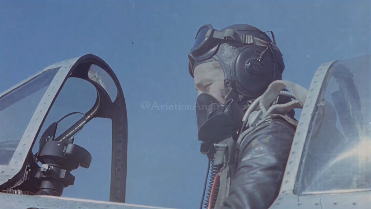 Some great footage of P-47D “Peggy Short/Pee-Wee”(and friends) from 1945 at Fritzlar, Germany assigned to the 386th Fighter Squadron, 365th Fighter Group (Hell Hawks) and flown by 1st Lt. Cecil R. Ettinger, who completed 65 missions and scored his only kill on April 18th, 1945.🫡