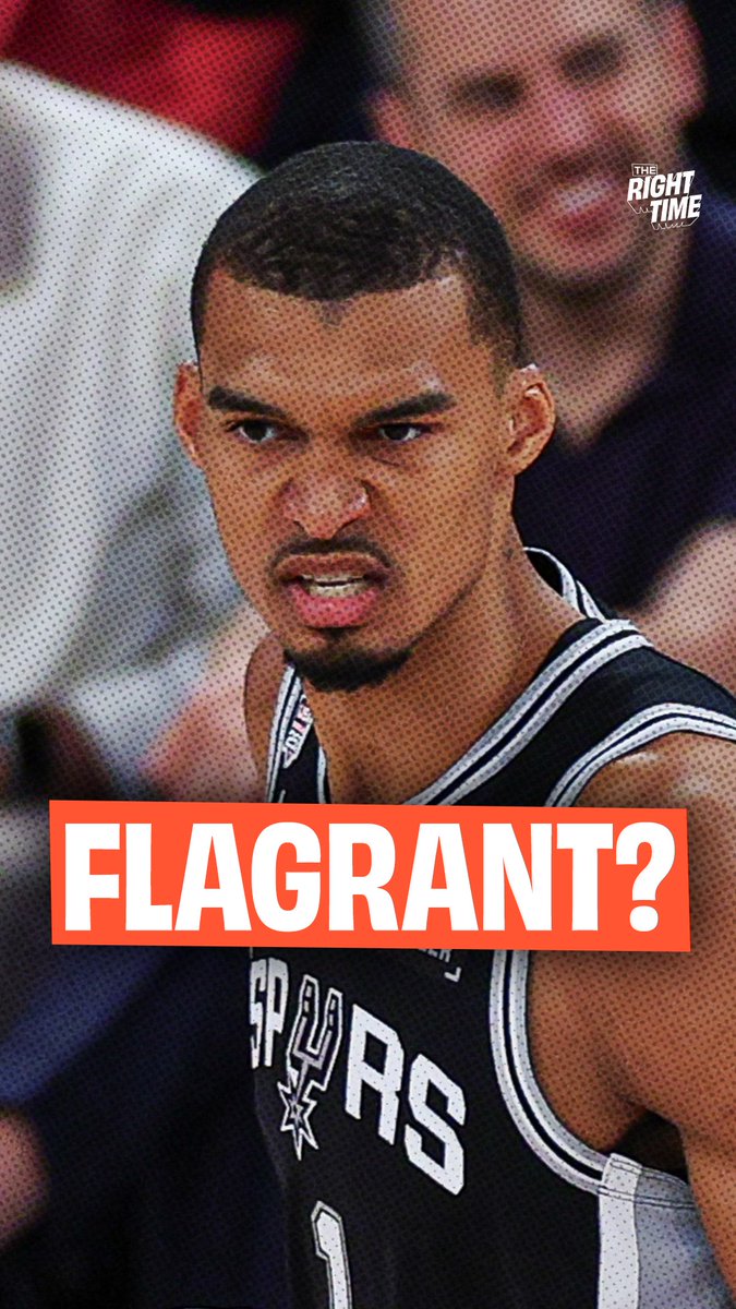 Why Wemby throwing Jalen Brunson to the ground WASNโT a flagrant โผ๏ธ โIf thereโs no risk of injury, weโre not talking about a flagrant foul.โ